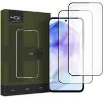 Apsauginis grūdintas stiklas juodais krašteliais Hofi Glass Pro+ (2vnt.) telefonui Samsung Galaxy A35 / A55 5G