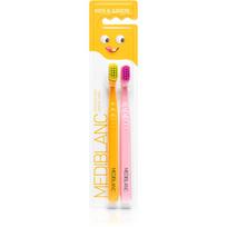 MEDIBLANC KIDS & JUNIOR Ultra Soft dantų šepetėlis vaikams itin minkštas Orange, Pink 2 vnt.