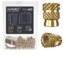 Ruthex M3 srieginis įdėklas – Rx-M3x5.7 - 100 vnt