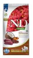 FARMINA N and D Quinoa Dog Skin and Coat Venison and Coconut Adult Medium and Maxi - sausas ėdalas šunims - 7 kg