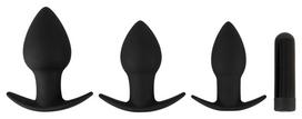 Black Velvets Vibrating Butt Plug Set