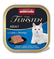 ANIMONDA Vom Feinsten Adult Salmon with shrimp - šlapias kačių maistas - 100g