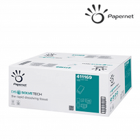 Papernet rankų valymo servetėlės 2sl. V formos 210 serv.