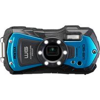 Pentax sk.f.a. WG-90 Blue + plūduriuojantis dirželis + neopreninis dėklas