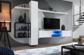 Sekcija Switch Met V su LED apšvietimu, balta/juoda