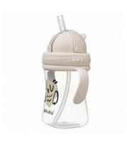 AKUKU gertuvė su šiaudeliu OWL, su rankenėlėmis, 300 ml, A0204