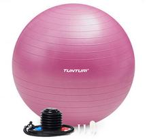 Gimnastikos kamuolys Tunturi Gymball 65–75 cm, Purple, Anti Burst (Diametras: 75 cm)