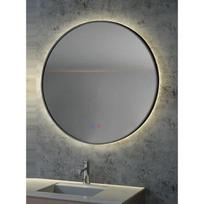 LEDIMEX Fun veidrodis  juodu rėmu su Led apšvietimu 80 cm