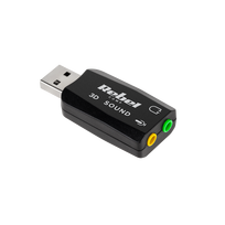 USB 5.1 Rebel garso plokštė