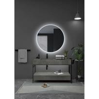 LEDIMEX Oporto veidrodis su LED galiniu apšvietimu 50 cm