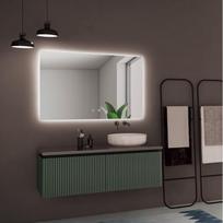 LEDIMEX Italia veidrodis su galiniu Led apšvietimu 80x80 cm
