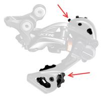 Galinio pavarų perjungėjo ratukų komplektas Shimano RD-M9000