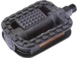 Pedalai Azimut City Platform plastikiniai 9/16" su guoliais ir atšvaitais (1005)