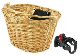 Krepšelis priekiui Azimut Wicker Bracket Natural 38x29x22cm