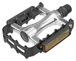 Pedalai Azimut MTB Alu/steel Antislip su ZU guoliais ir atšvaitais (1012)