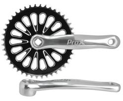 Priekinis žvaigždžių blokas ProX Cruiser Alu 1-speed 44T 170mm silver