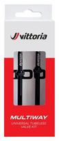 Bekamerinis ventilis Vittoria Multiway alloy black 40mm 2vnt.