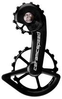 Galinio pavarų perjungėjo ratukų komplektas CeramicSpeed Oversized for Shimano 9100/R8000 Series Alloy 607 stainless steel bl