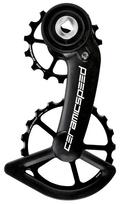 Galinio pavarų perjungėjo ratukų komplektas CeramicSpeed Oversized for SRAM Red/Force AXS Alloy 607 stainless steel black (10
