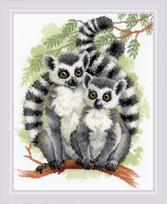 Siuvinėjimo rinkinys "Lemurs" 2196