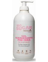 Skin System valomasis, dezinfekuojantis gelis prieš depiliaciją SkinSystem Bio Sugar Sanitizing Gel 500ml