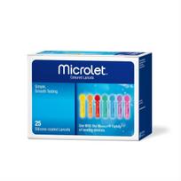 CONTOUR adata-lancetas Microlet, 25 vnt