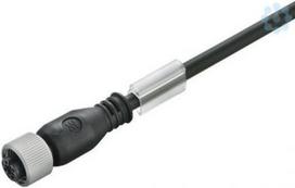 SAIP-M12BG-2/4-5.0USensor-actuator patch cord, M12, 3P, 5 m, Female socket, straight 1150630500 | 4032248937776