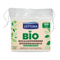 SEPTONA BIO, higieniniai vatos pagaliukai maišelyje, 100 vnt.