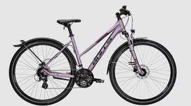 Dviratis 28 Bulls Crossbike Street trapez 24g šv.violetinis