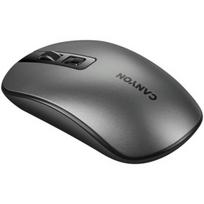 CANYON MW-18, 2.4GHz Wireless Rechargeable Mouse with Pixart sensor, 4keys, Silent switch for right/left keys,DPI: 800/1200/1600, Max. usage 50 hours for one time full charged, 300mAh Li-poly battery, Dark grey, cable length 0.6m, 116.4*63.3*32.3mm, 0.075kg