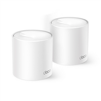 TP-LINK | AX1500 Whole Home Mesh Wi-Fi 6 System | Deco X10 (2-pack) | 802.11ax | 10/100/1000Mbit/s | 1 Ethernet LAN (RJ-45) port | Mesh Support: Yes | MU-MIMO: Yes | No mobile broadband | Antenna typ