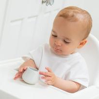 Silikoninis puodelis EasyTot DinkyCup (pilkas)