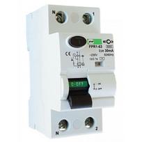 Srovės nuotėkio relė Promfactor FPR1-63 2P 25A 0,03A