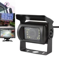 Atspari vandeniui ir smūgiams atspari LED galinio vaizdo naktinio matymo sunkvežimių autobusų furgono monitoriaus atsarginė kamera black