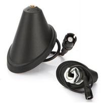 Juodas plastikinis automobilio stogo antenos pagrindas, skirtas VW Polo Golf