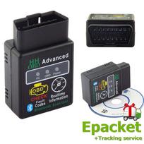1x OBD2 Advanced ELM327 V2.1 Bluetooth automobilių skaitytuvo diagnostikos nuskaitymas