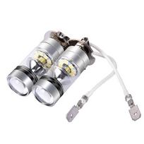 2 vnt H3 LED rūko žibintas 100 W itin ryškus CREE mikroschemos automobilio vairavimo lemputė balta 12/24 V