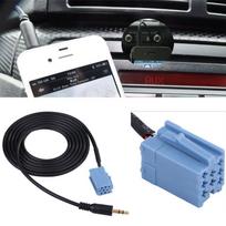 3,5 mm automobilinis AUX įvesties garso muzikos adapterio laidas su jungtimi