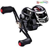 Žvejybos ritė 17 +1BB Baitcasting Ritė 7.2:1 Kairė / Dešinė Priekinė Drag Spinning Ritė Užmetimas Žvejyba Left Hand juoda