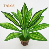 1puokštė 12 galvų Dirbtinis augalas Sago Cycas lapai namų bonsai dekoravimo priedai