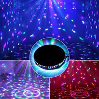 5W 48Led saulėgrąžų besisukantis RGB scenos šviesos baras Dj Party Pub sieninis šviestuvas