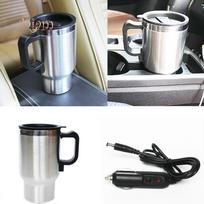 12V 500ml automobilio šildymo terminio puodelio buteliuko termostato kavos vandens puodelio šildytuvo priedai