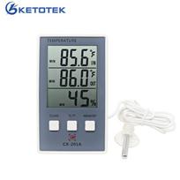 Naujas LCD skaitmeninis vidaus lauko termometras, vidaus drėgmės matuoklis, temperatūros drėgmės matuoklis