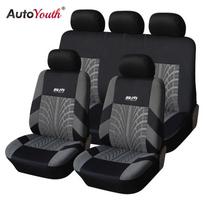 AUTOYOUTH pilnas komplektas automobilių sėdynių dangtelių padangų linija sėdynių užvalkalai Auto GREY automobilių priedai salonas Universal pilka spalva