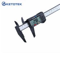 150 mm 6 colių LCD skaitmeninis elektroninis anglies pluošto vernier apkabos matuoklis mikrometras 0,1 mm / 0,01 colio