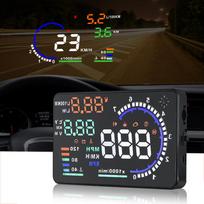 Automobilio greičio projektorius ant priekinio stiklo OBD2 spidometro HUD ekrano viršaus greičio viršijimo signalizacijos priedai