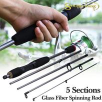5 sekcijų spiningo meškerė Super Hard meškerė iš anglies lengvas masalas 5.4ft Spinning rod