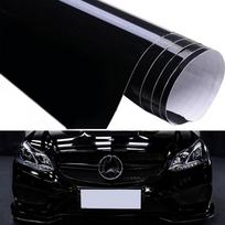 Blizganti juoda automobilinė vinilo plėvelė apvyniojama lipduku lipdukas Interjero puošmena automobilių dažų plėvelė