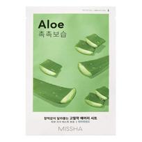 MISSHA Airy Fit Sheet kaukė Aloe 19g * 10 lakštų