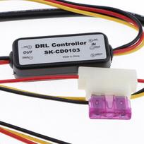 Automobilio LED dienos šviesos relės reguliatorius 5A automatinis DRL valdiklis 1.7x2.1x3.9cm